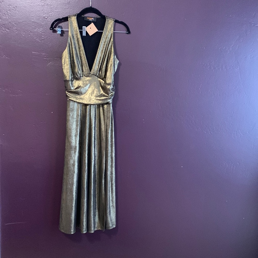 Metallic dress NWT